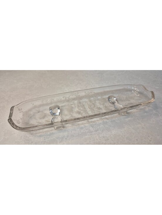 Other - Vintage Cambridge Glass Chantilly Footed Crystal Dish